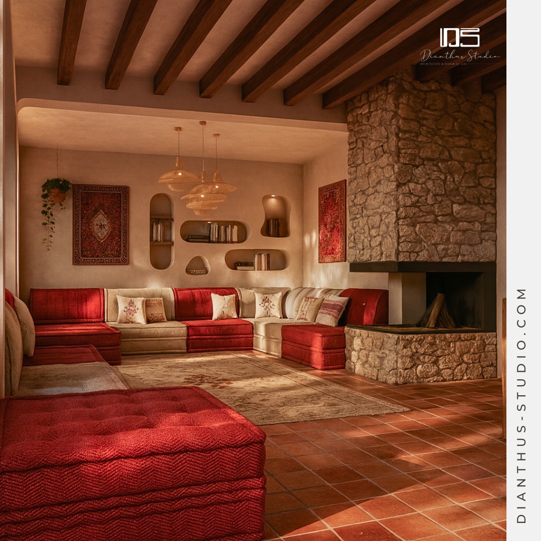 LA GRANJA — Salon | Maison d’hôtes
Un espace pensé pour ralentir.
Des matières brutes, des teintes chaudes, une lumière douce.
L’architecture devient discrète pour laisser place à l’usage, au partage, au silence.
Chaque alcôve accueille.
Chaque assise invite à rester.
Un lieu à habiter, plus qu’à regarder.
— Dianthus Studio
#maisondhotes #dianthusstudios #lifestyles #artisanal #tourisme